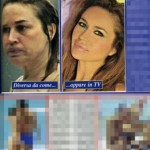 Lory del Santo beccata senza trucco