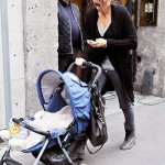 Carolina Marcialis in giro con Christopher