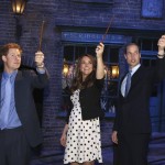 The Duke And Duchess Of Cambridge And Prince Harry visit Warner Bros. Studios Leavesden