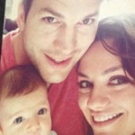 Wyatt Isabelle Kutcher, Mila Kunis, Ashton Kutcher